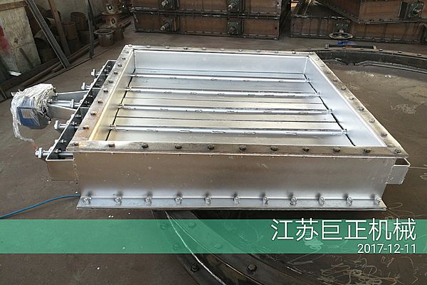 方形擋板門（寬8m）完工，待包裝