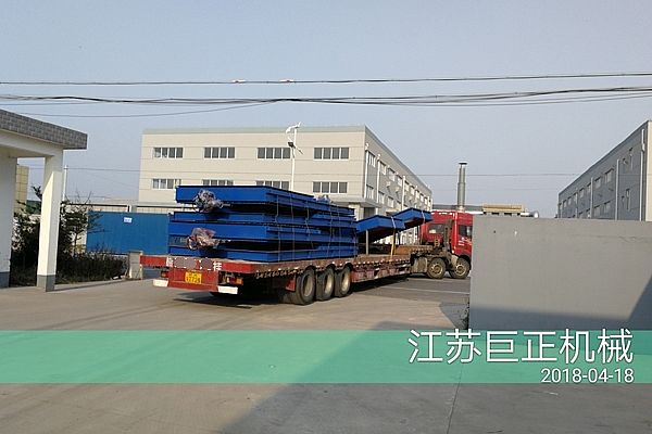 方形擋板門（寬11M）完工，發(fā)貨了