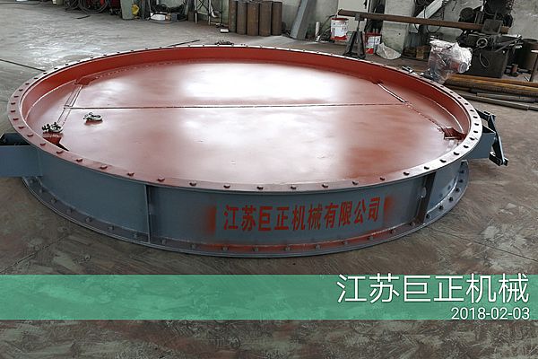 圓形擋板門（直徑270cm）完工了，準(zhǔn)備發(fā)往江西客戶